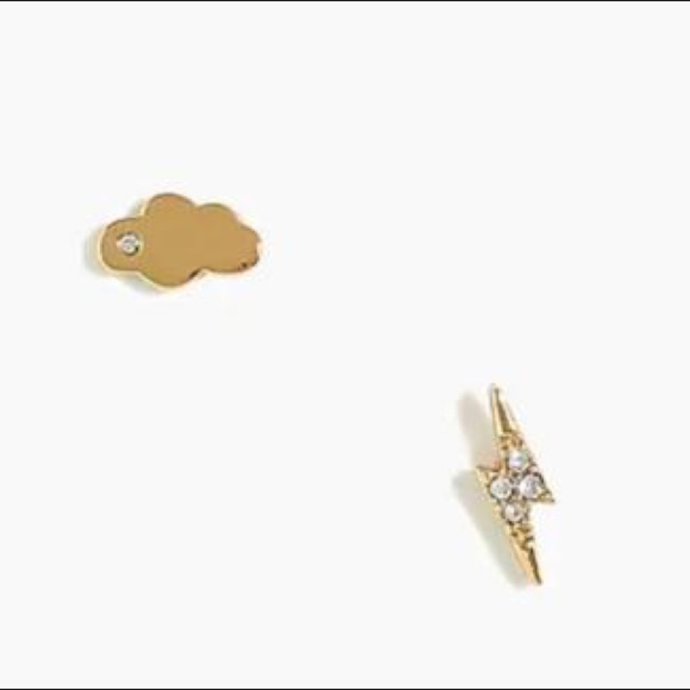 J.crew Cloud and Bolt Mismatched Stud